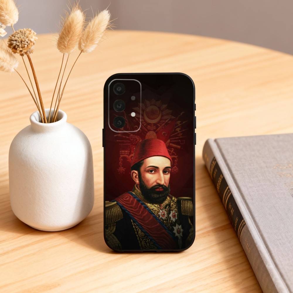 Cool Empire O-Ottoman Phone Case For Samsung S25,24,23,22,30,21,10,9,Ultra,Plus,Lite,FE,4,5 G Soft Black Case