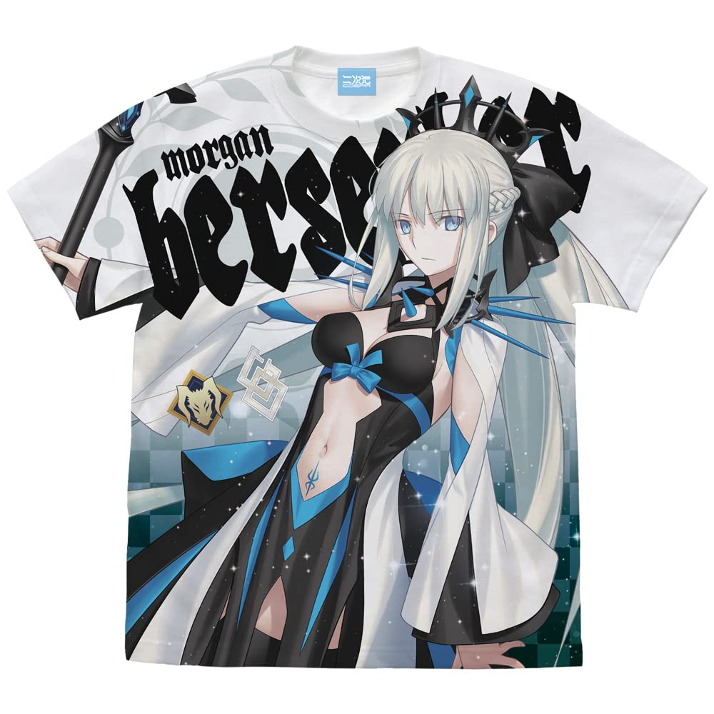 

Футболка с полной графикой Cospa FateGrand Order BerserkerMorgan 2D БЕЛАЯ, размер L