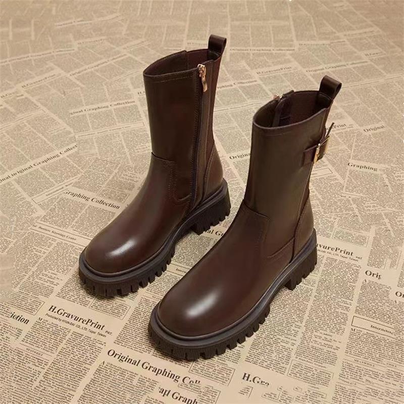 Retro Chelsea Chimney Boots For Women Popular Spring And Autumn  Short Boots For Women In