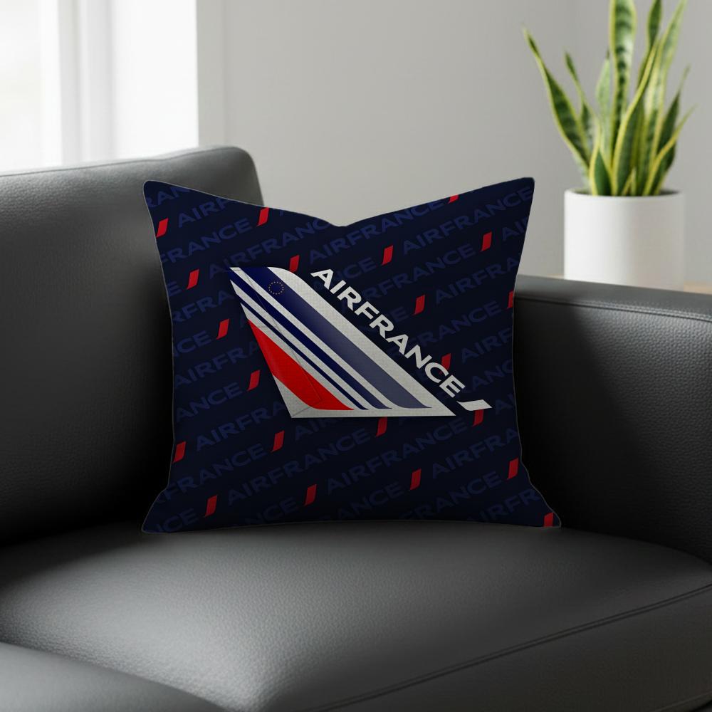 Brand Air France Cushion Cover Natural Linen Pillowcase Set AllinOne Decor for Sofa Bedroom Chair