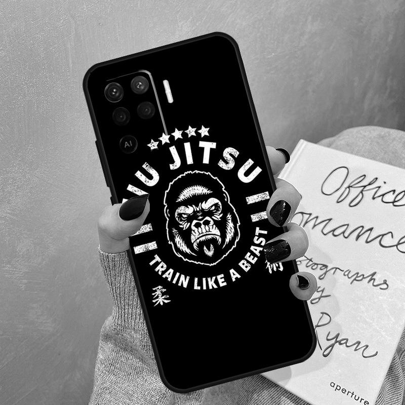 BJJ Brazilian Jiu Jitsu Case For Oppo A40 A60 A80 A78 A38 A18 A98 A58 A96 A76 A16 A94 A74 A54 A15 A17 A57 A77 A5 Pro