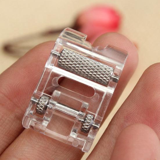 Low Shank Roller Presser Foot for Singer Brother Janome Home Sewing