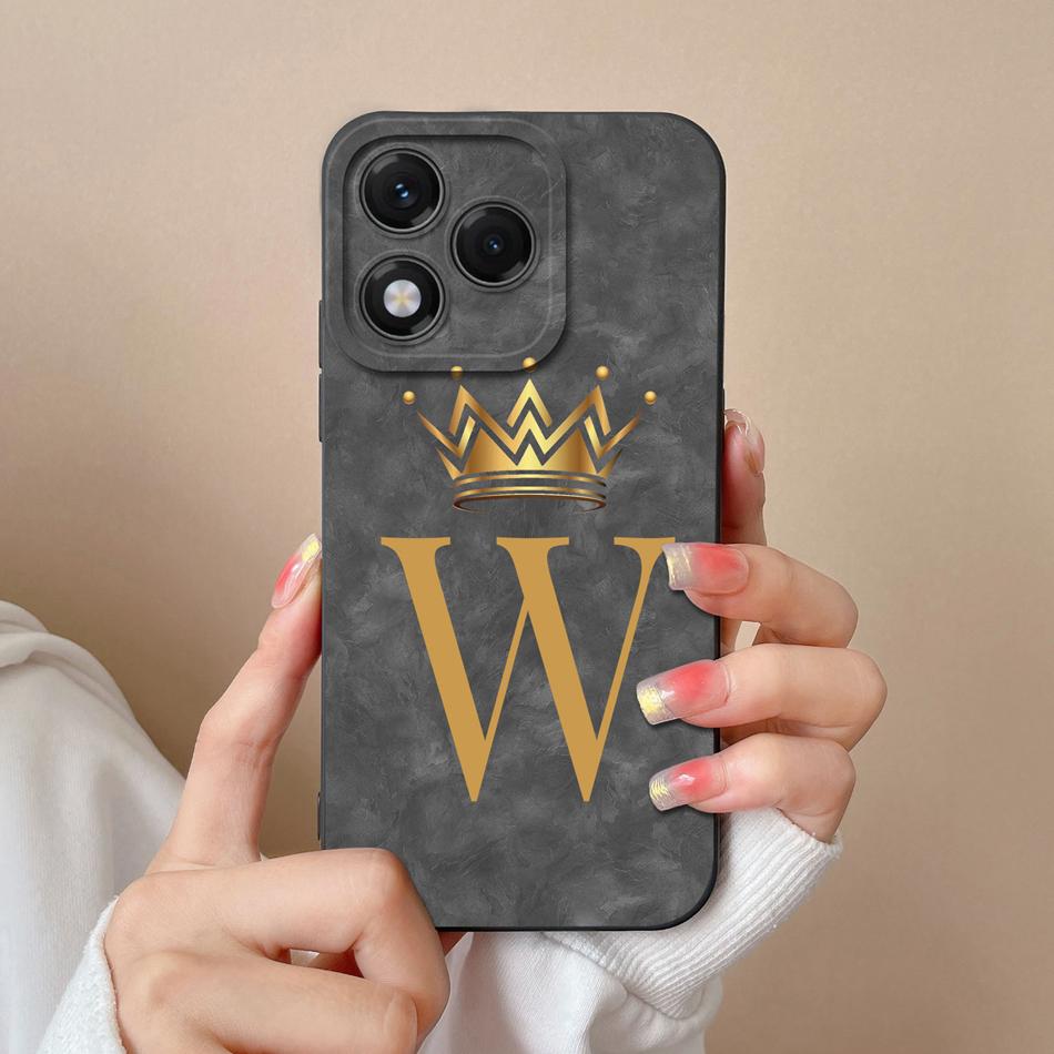 Case For Honor 400 Lite Cute Panda Letters Full Protection High Quality Liquid Silicone Soft Housing Shockproof Phone Back Cover