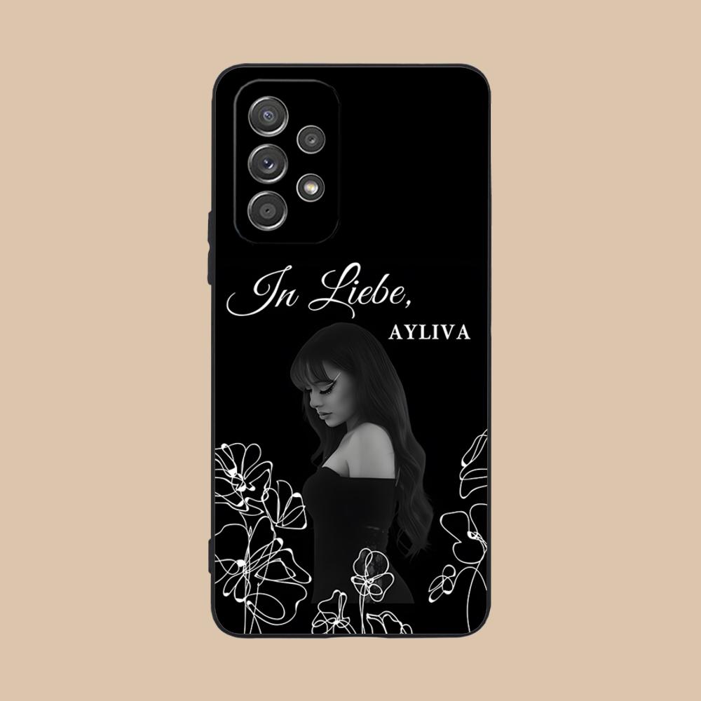 

Fashion Cute Ayliva Phone Case for Samsung Galaxy A73 72 71 70 56 55 54 53 52 36 35 34 23 16 15 5G Colour Printing Pretty Cover Galaxy A51 5G