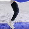 FILA Knitted Breathable Cuffed Sports Pants Men Bottoms Legendary-Blue F51M138619FNV