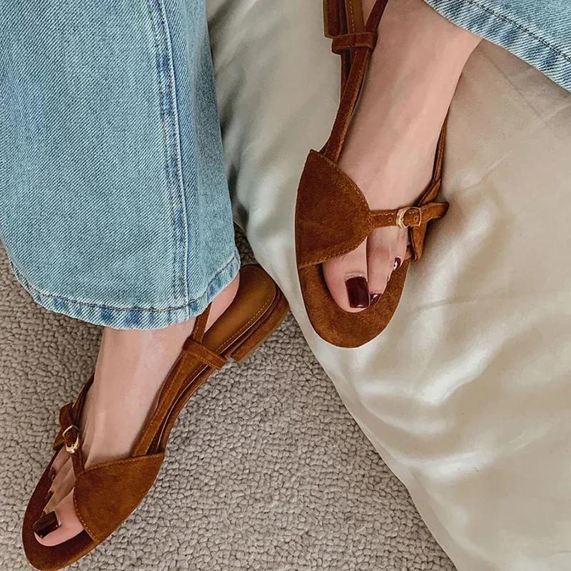 Fashion Bohemian Style Summer Women Sandals Fashion Open Toe Flats Sandal Shoes Ladies Outdoor Beach Vaction Footwear