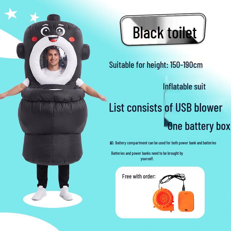 Inflatable Adult Mascot Costume for Creative Dance and Pranks