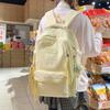 Schultasche hochwertig Schleife Schultasche weibliche College-Studentin Koreanische Version Mittelschüler Rucksack mit großem Fassungsvermögen Japanischer einfacher Rucksack