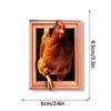 3D Cartoon Animal Magnetic Photo Frame Framed Picture Style Wooden Magnet  Office Board