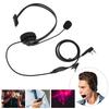 2Pin Walkie Talkie Headset Sponge Earpad Headphones PPT Microphone for Baofeng UV 5R BF 888S