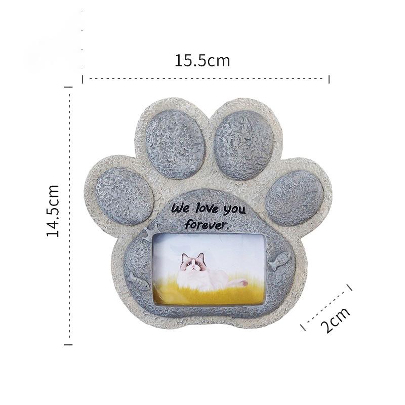 Pet Dog Tombstone Creative Resin Simulation Memorial Stone Cat Tombstone Small Animal Sacrifice Monument Handicraft Ornaments