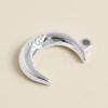 6pcs Steel Color Assorted Pendant Filligree Moon Sun Doji Charm Stainless Steel Charms For Jewelry Making Bracelets DIY Keychain