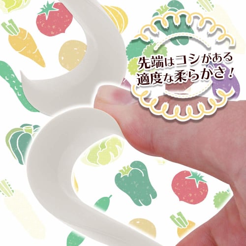 Shimomura Kogyo Full Veggie Smile Silicone Spatula, Made In Japan, Dishwasher Safe, FVS-619, Made In Tsubame-Sanjo, Niigata