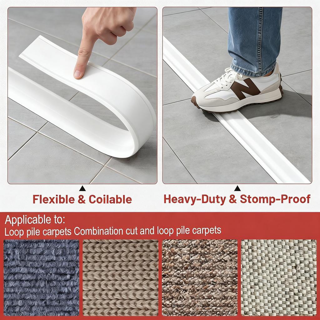 1pc Floor Cord Cover, PVC Soft Cord Covers,Cord Cover Floor, PVC Cord Covers for Wires on Floor for Hide Extension Cords & Preve