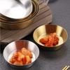 Einlagiges Gewürz-Dip-Schälchen 304 Edelstahl Kalte Speisen Kimchi-Schale Koreanisches Barbecue