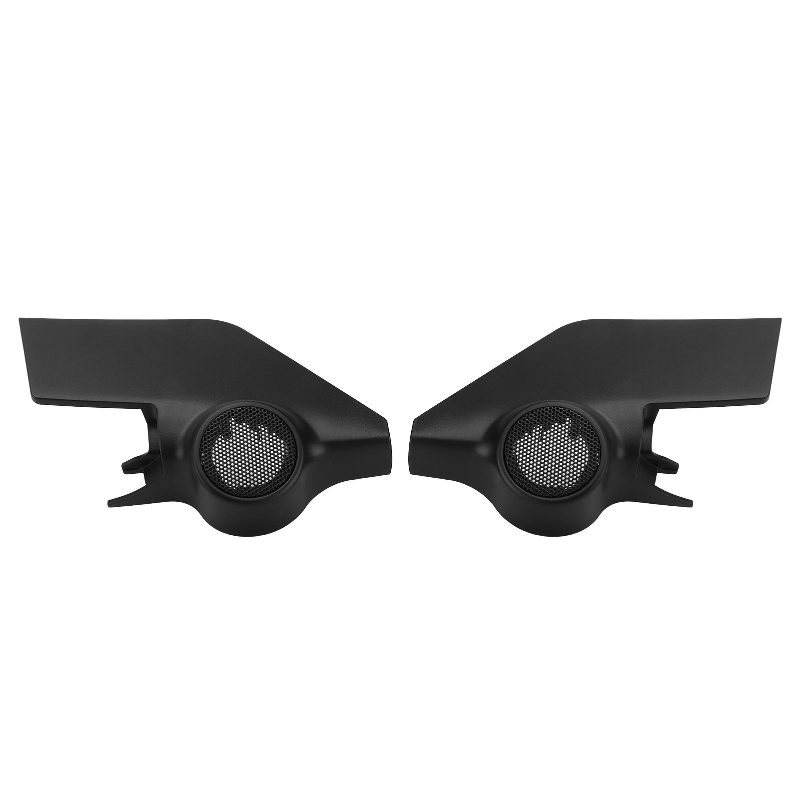 

2pcs Door Tweeter Cover Black ABS Speaker Trim Replacement for Sentra 2012‑2021