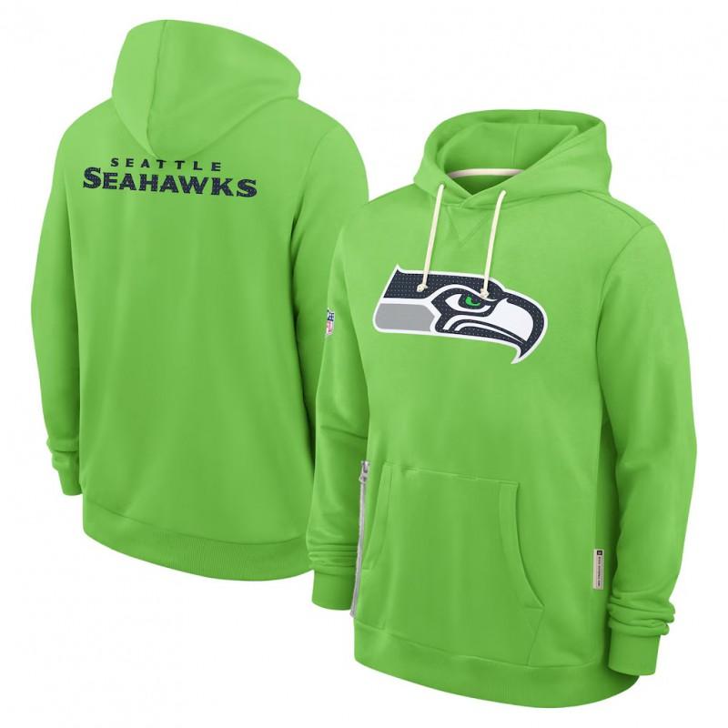 Mens Hooded Sweatshirt With Football Print Casual Sportswear Winter Loose Fit Cotton Pullover