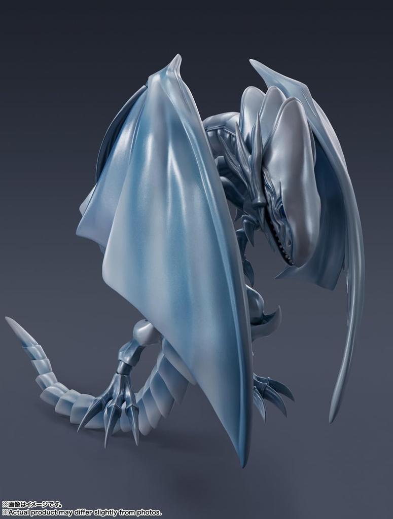TAMASHII NATIONS MonsterArts Duel Monsters Branco aproximadamente PVC ABS pintado figura de ação S.H. Yu-Gi-Oh! Dragão de Olhos Azuis, 220mm, &