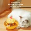 Educational Toy Cat Leaky Food Dispenser, Unbreakable Doll, Chicken-shaped Cat and Dog, Durable To Chew, Boring Slow Food Dispenser