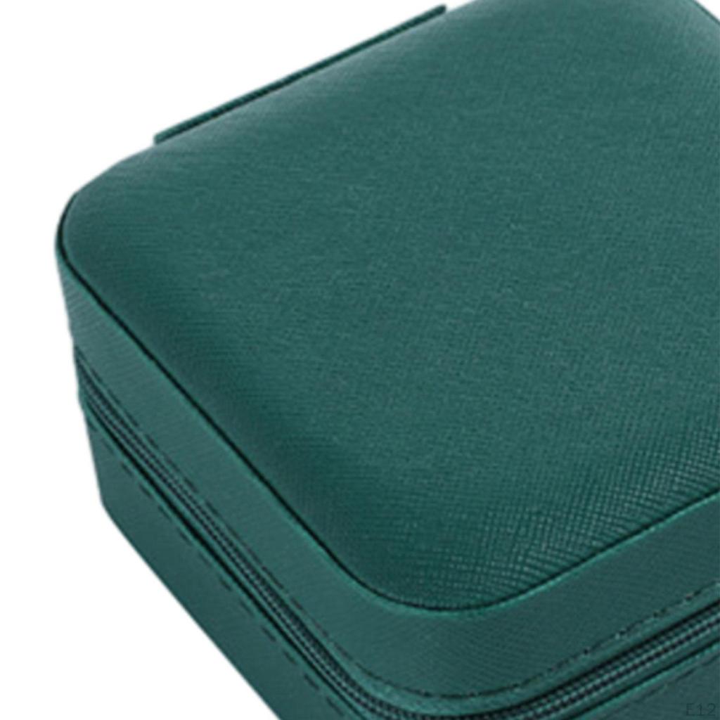 Elegant Jewelry Box with Mirror - Stylish Storage Solution for Necklaces, Earrings, and Rings