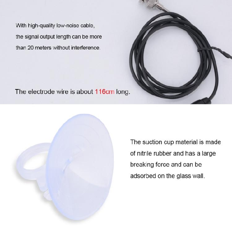 BNC Electrode Probe Connector for Aquarium pH Monitor 0-14pH Tester Meter Sensor