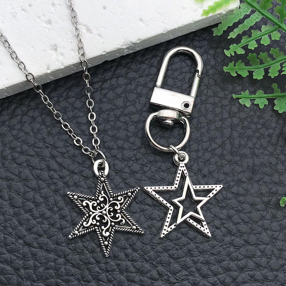Retro Alloy Star Moon DIY Necklace & Earring Charms