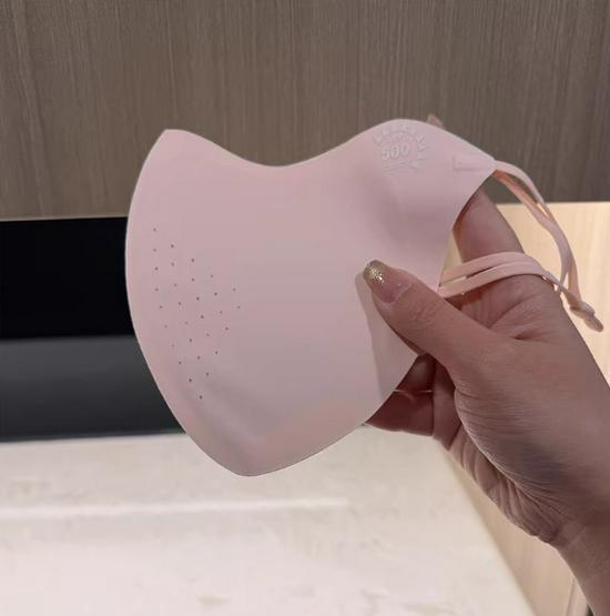 Ice Silk UV Protection Women's Summer Full Face Mask – Thin, Breathable, Seamless Shield for Eyes and Face
