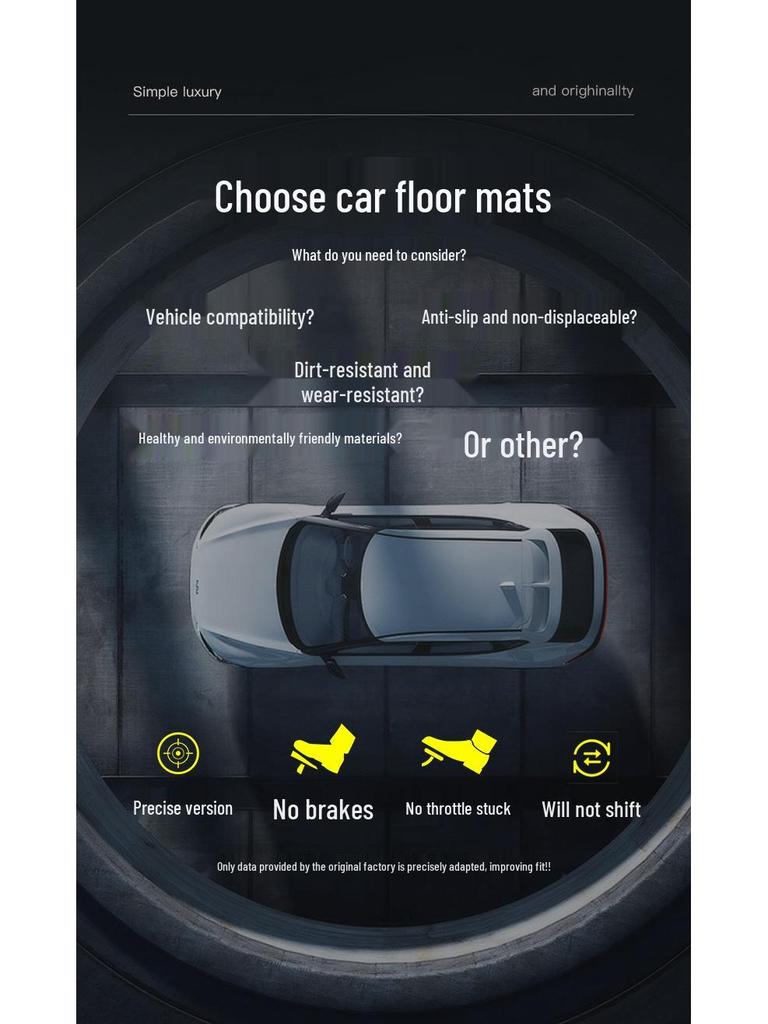 Anti-slip, Wear-resistant, Waterproof Coil Floor Mats for Xiaopeng MONAM03 2024-2025 Models - Durable and Car-specific.