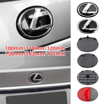 3D Front Grille Emblem Rear Trunk Badge Replacement Sticker for GS GX IS LS LX NX RX RX270 Ct200h IS250 ES 220D IS300