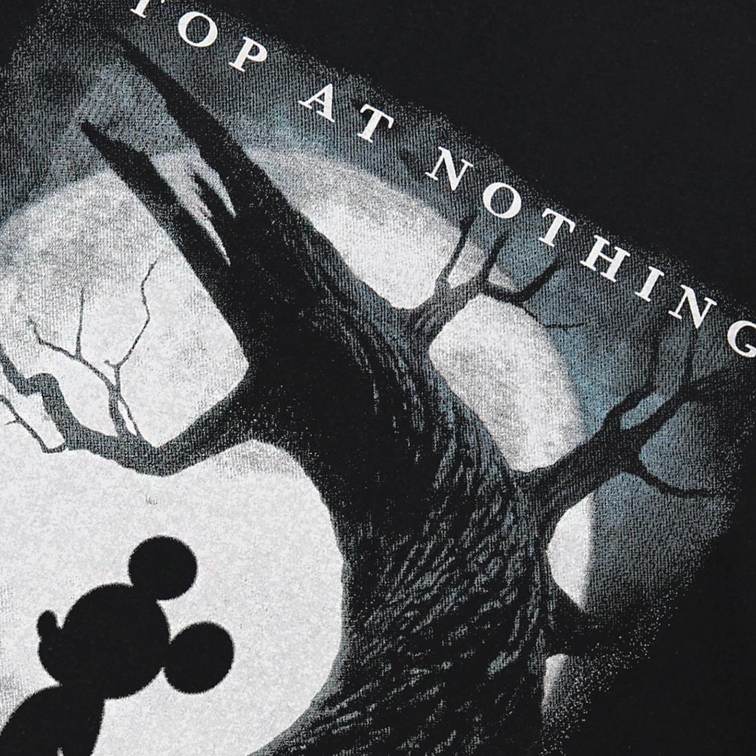 Уличная черная футболка с рисунком Terror Forest — фото 3