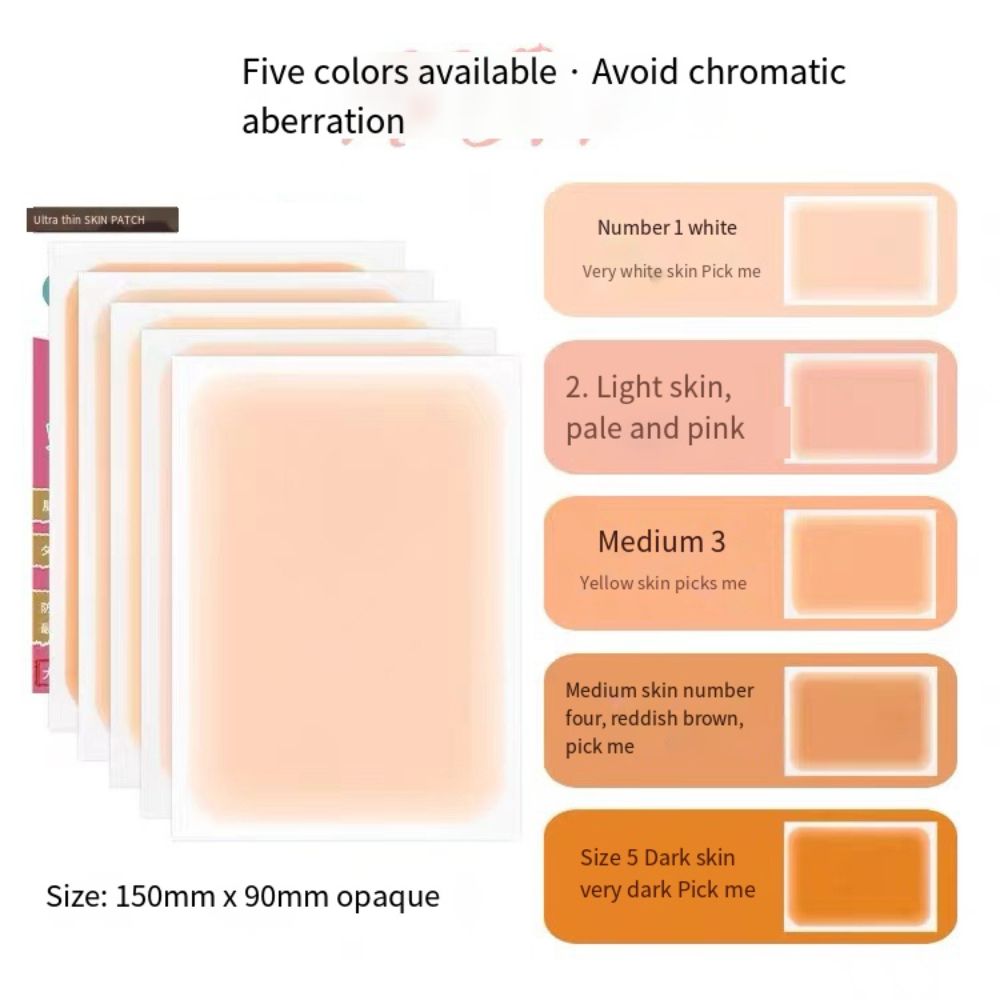 8Pcs Temporary Birthmark Concealing Sticker Skin Color Scar Concealer Sticker  Black Spot