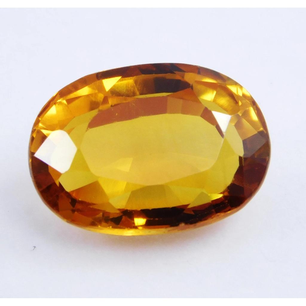 Genuine Natural Orange Citrine 9.40 Ct Zambian- Certified Loose Gemstone