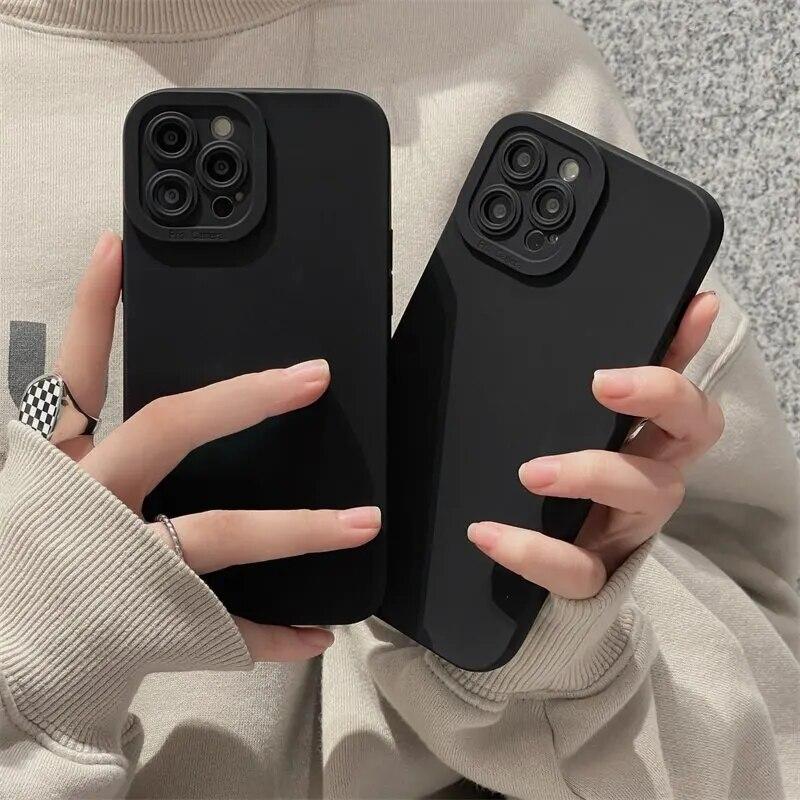 

Матовый силиконовый противоударный чехол Jaster для Iphone 15 14 13 12 11 Pro Max, мягкая задняя крышка для объектива камеры Iphone14