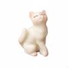 Cat Figurine Cute Realistic Kitten Model Lifelike Pose Small for Desktop, Car