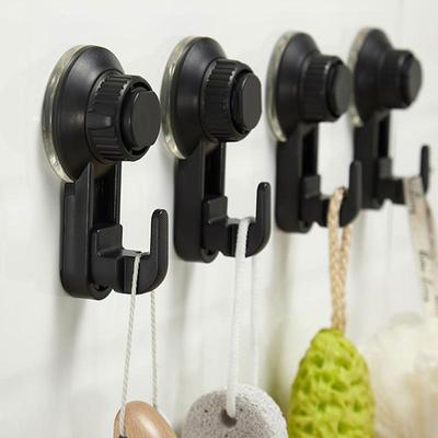 1 Stück Saugnapfhaken, stark, selbstklebend, für Tür, Wand, Vakuumhaken, Kleiderbügel, Haken, Handtuchhalter für Küche und Bad