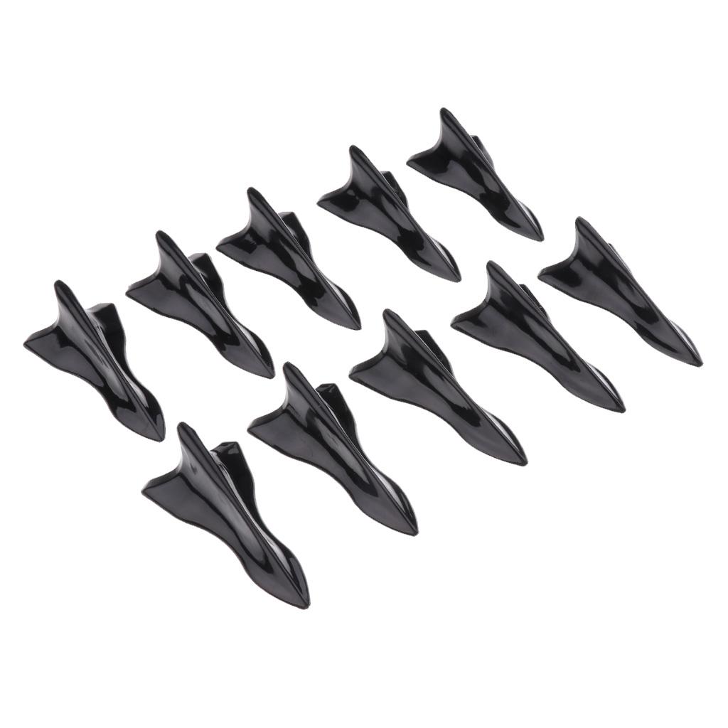 10 Pieces Air Generator Fin for Car Spoiler Roof Wing Increases and Performance Decreases Turbulence