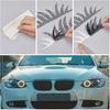 SUPERFINDINGS 2pcs Car Headlight Eyelash Stickers White Diamond False Cute Rhinestone Sparkling Diamond Car Eyelid Decoration