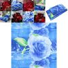 Luxurious 4pcs Printed 3d Bedding Set Queen Size With Elegant Quilt Cover And Soft Pillowcases