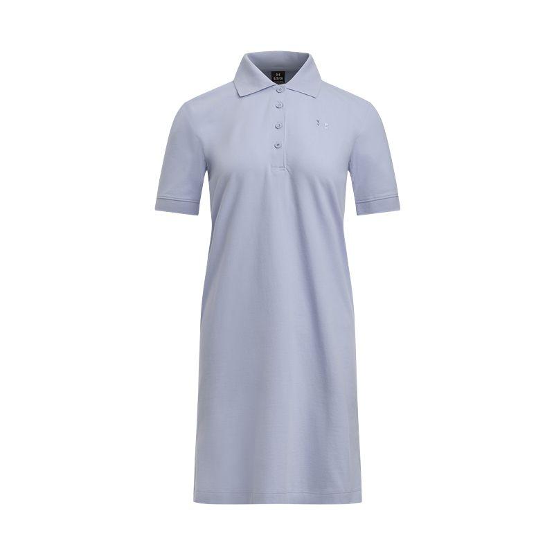 Under Armour SS25 Courtcore Short Sleeve Dress Women Light-Blue Purple 6007602-539 M
