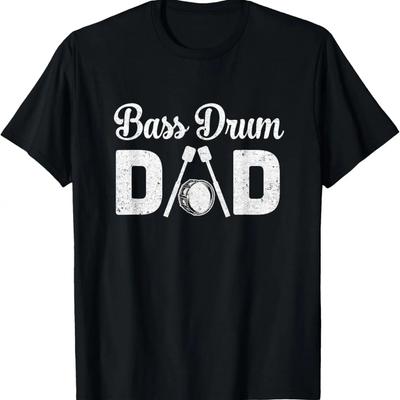 Bass Drum Dad Lustiges Marching Band zum Muttertag T-Shirt