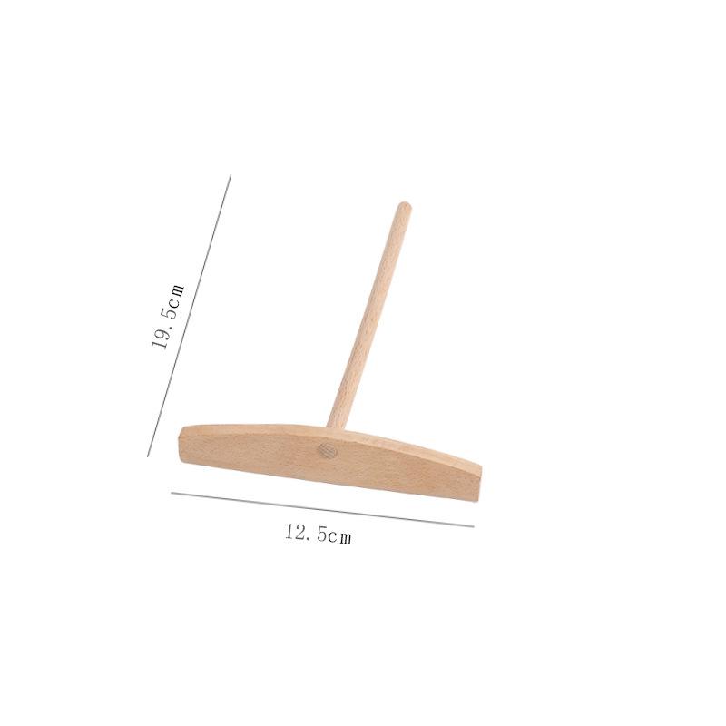 Egg Crepe Scraper Set with Bamboo Dragonfly Engraving - Jianbing Guozi Rake Kitchen Tool