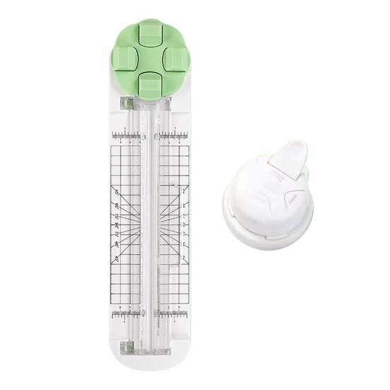 4-in-1 Portable Paper Cutters Manual Paper Trimmer Press-Type Cutting Machine Precision Paper Cutting Tools for Scrapbooking & DIY Project