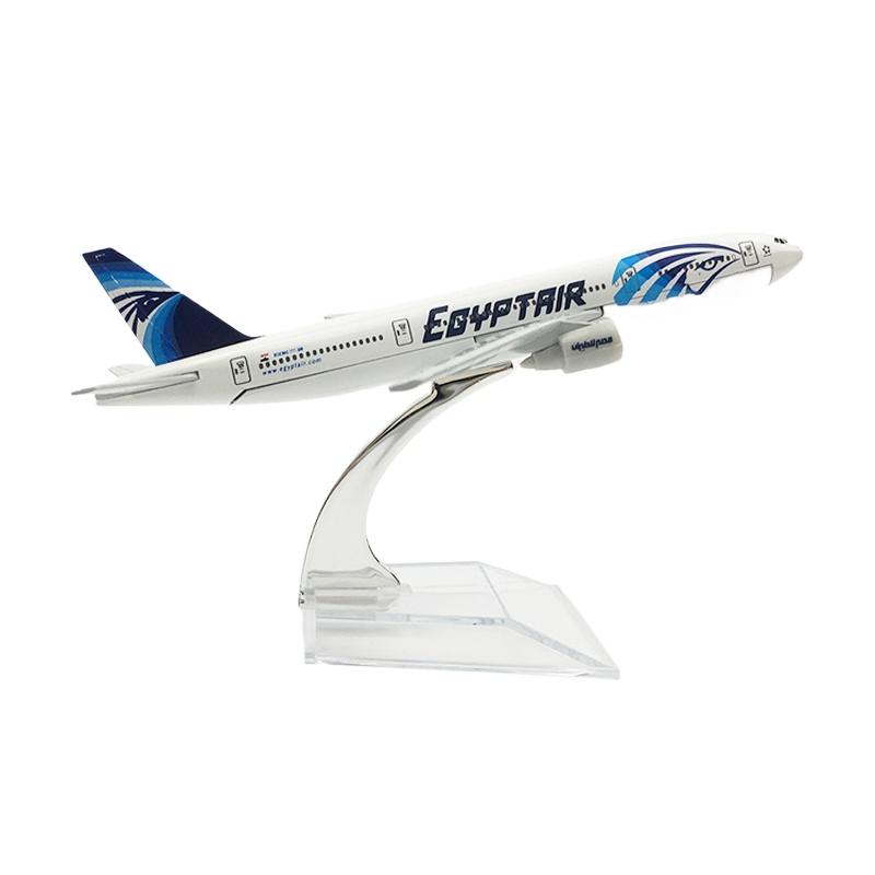 1/400 Scale 16cm EGYPT AIR AEROPLANE MODEL BOEING 777 AIRPLANE Aircraft Model Planel Airplane Diecast Metal Pla