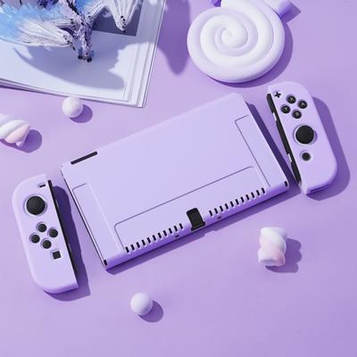 Schutzhülle kompatibel mit Nintendo Switch OLED-Konsole und Joy-Cons, Switch kann mit Schale in Dock eingesetzt werden