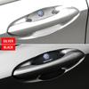 For Volkswagen 4PCS Car Door Handle Protection 3D Sticker Emblem Car Accessories For Volkswagen Golf-6 7 4 5 POLO Passat B5 B6 B