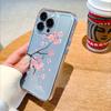 Falling Pink Cherry Blossoms Phone Case for IPhone 17 15 16 14 13 12 11 Pro Max  Plus 12 13 Mini TPU Protect Cover