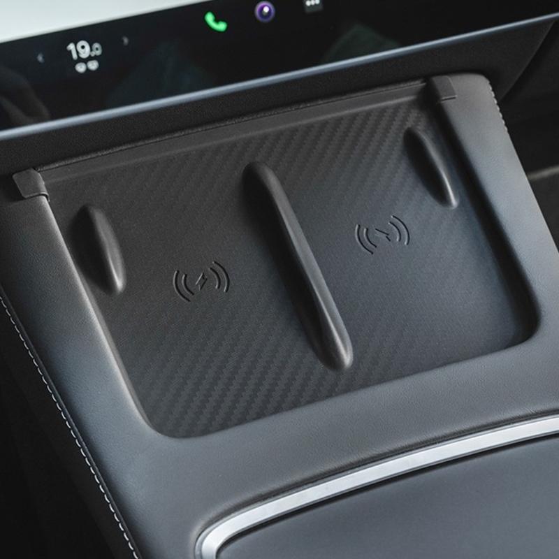 Wireless Charger for   Center Console Wireless Phone Charging Pad Silicone Mat