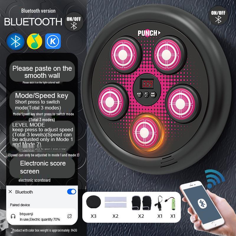 

Children s Bluetooth Music Boxing Wall Toy - Multifunctional Home Sports Equipment
