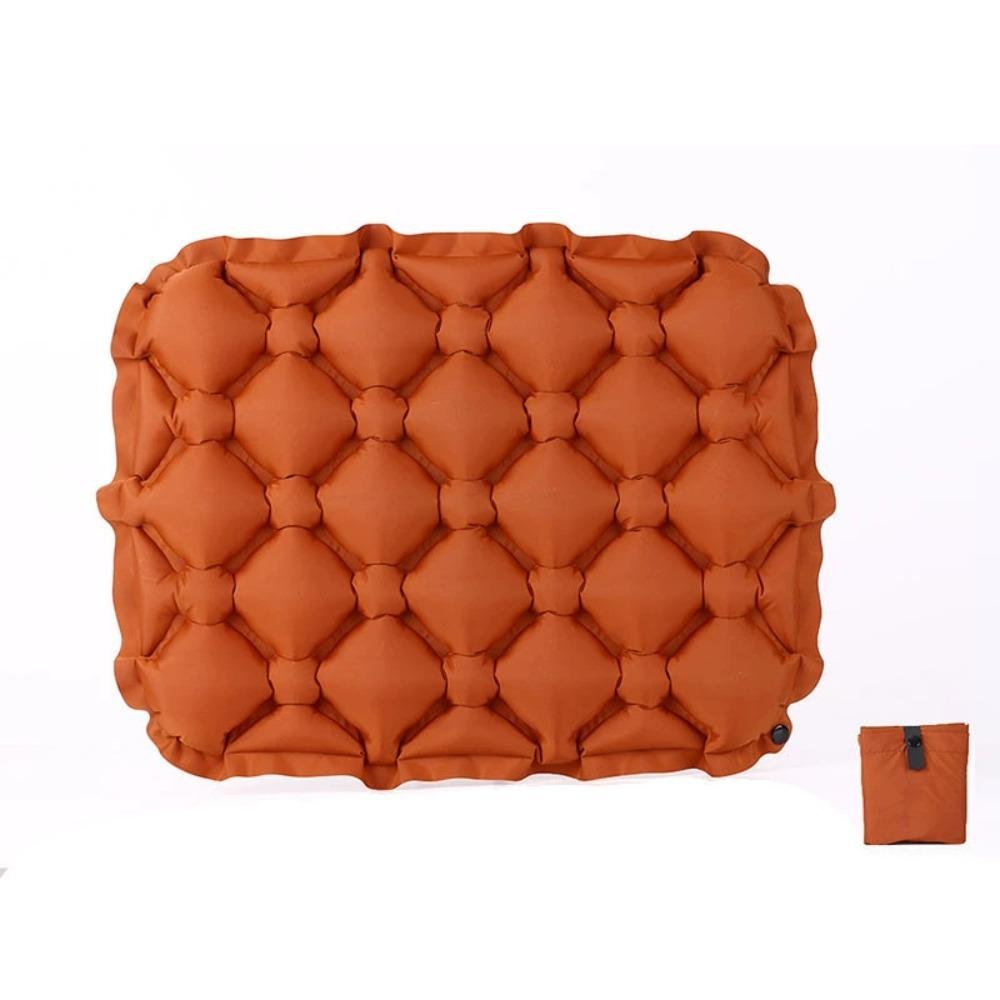 Foldable Inflatable Seat Cushion Space-saving Lightweight Camping Chair Mat Moisture-proof Water Resistant Car Seat Cushion