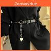 Fashionable Metal Chain Heart Belt Stunning Waist Chain Accessory For Women